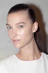 Minimal makeup at Mercedes Benz Fashion Week