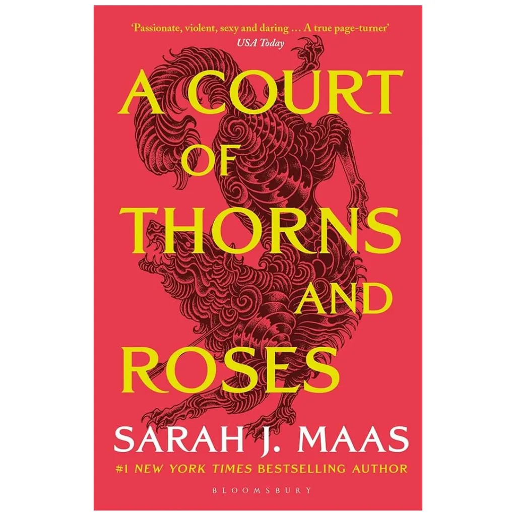 A Court of Thorns and Roses book cover.