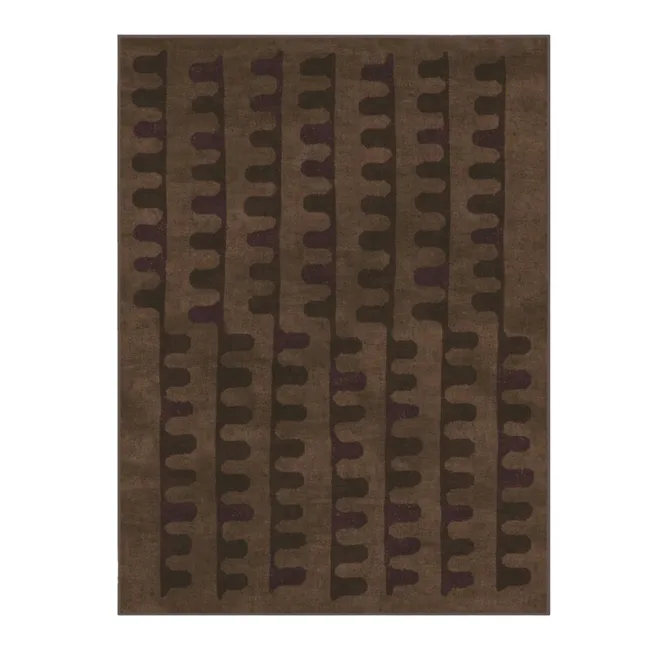 brown rug decor