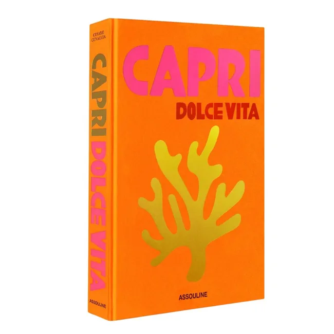 capri orange coffee table book