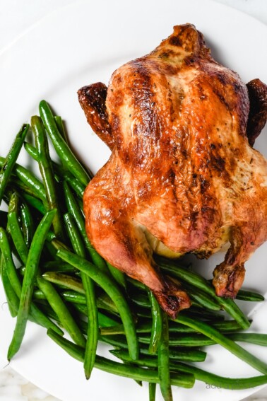 Learn how to make rotisserie chicken in your Instant Pot for tender, mouth-wateringly delicious rotisserie-style chicken every time! // addapinch.com