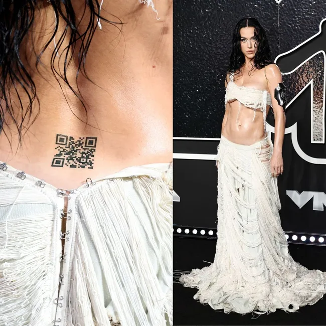 katy perry tramp stamp at the mtv vmas