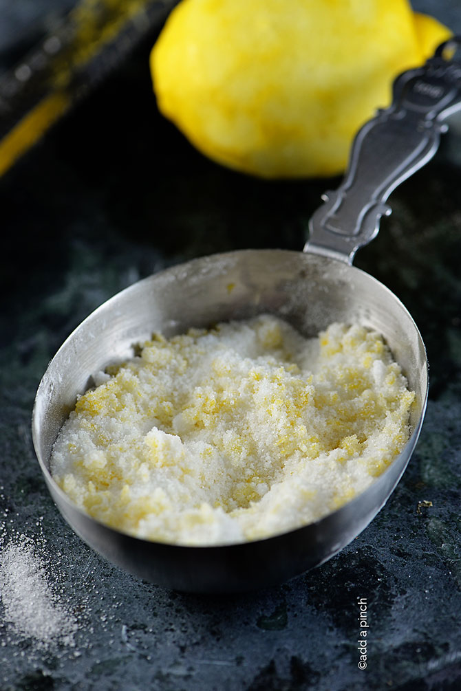 Lemon Sugar Recipe from addapinch.com