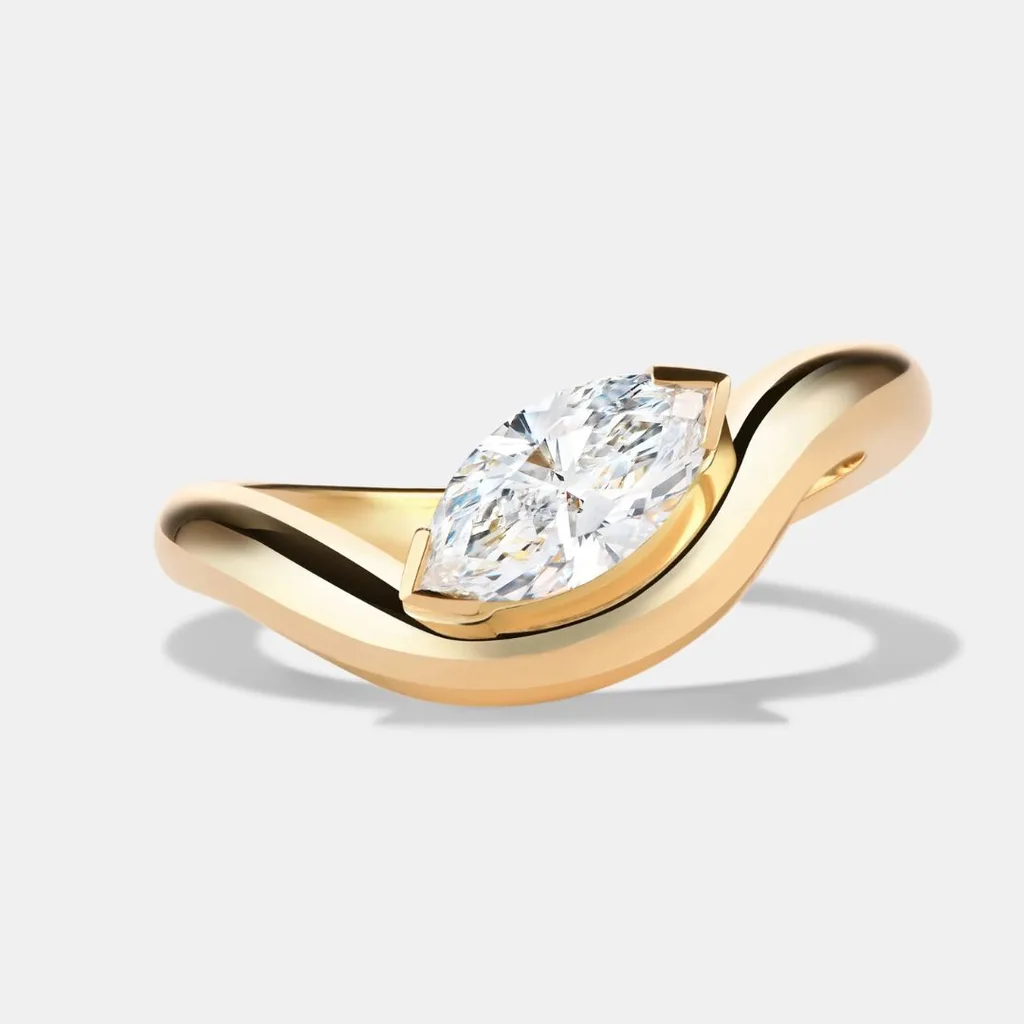 Cushla Whiting Athena marquise engagement ring