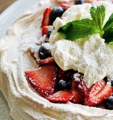 Pavlova Recipe | ©addapinch.com