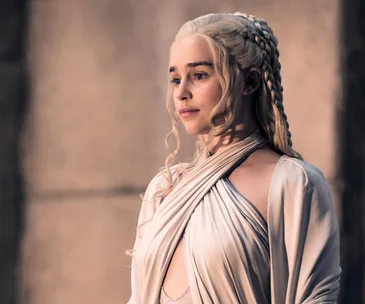 Daenerys Targaryen in Game of Thrones. 