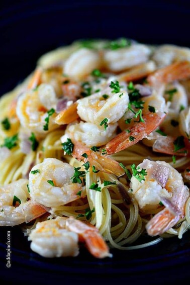 Shrimp Scampi | ©addapinch.com