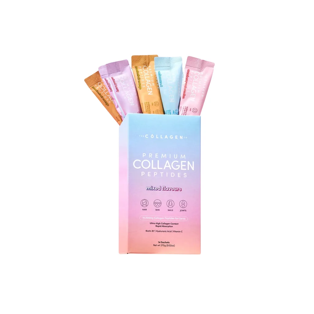 The Collagen Co Mixed Flavour Collagen Sachets.